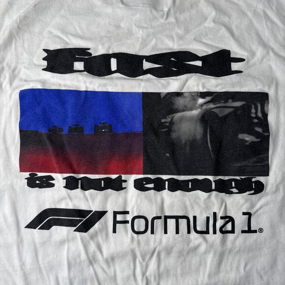 Pacsun x Formula 1 T-Shirt Men's 2XL White Short Sleeve Racing Grand Prix 6094 - Picture 5 of 8
